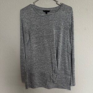 Banana Republic Gray LUXESPUN TWIST TUNIC Sz SX
